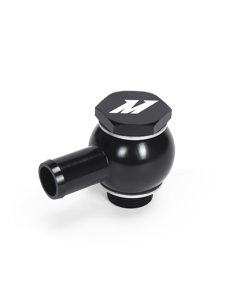 Mishimoto M20 x 5/8 Straight Black Banjo Fitting w/ Bolt