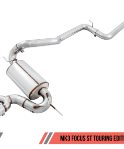 AWE Tuning Ford Focus ST Touring Edition Cat-back Exhaust - Resonated - Diamond Black Tips