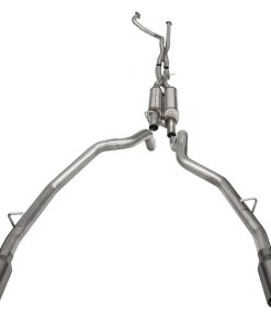 Alternative view of Corsa 21-22 Dodge Ram TRX Crew Cab Xtreme Catback Exhaust Dual Rear Gunmetal Tip