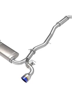 aFe POWER Takeda 2021 Toyota Supra 2.0L (t) 2.5in-3in 304 SS CB Exhaust w/ Blue Tips