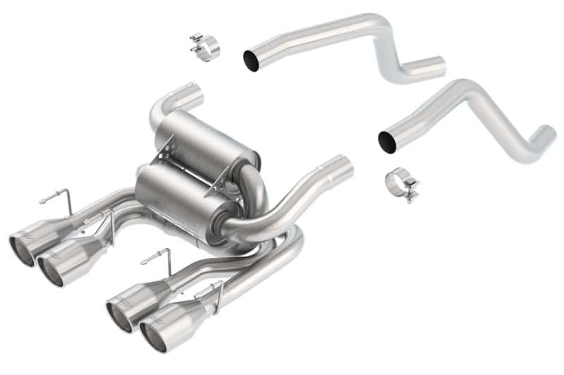 Borla 05-08 Corvette Convertible/Coupe 6.0L/6.2L 8cyl SS S-Type Exhaust (REAR SECTION ONLY) - Image 6