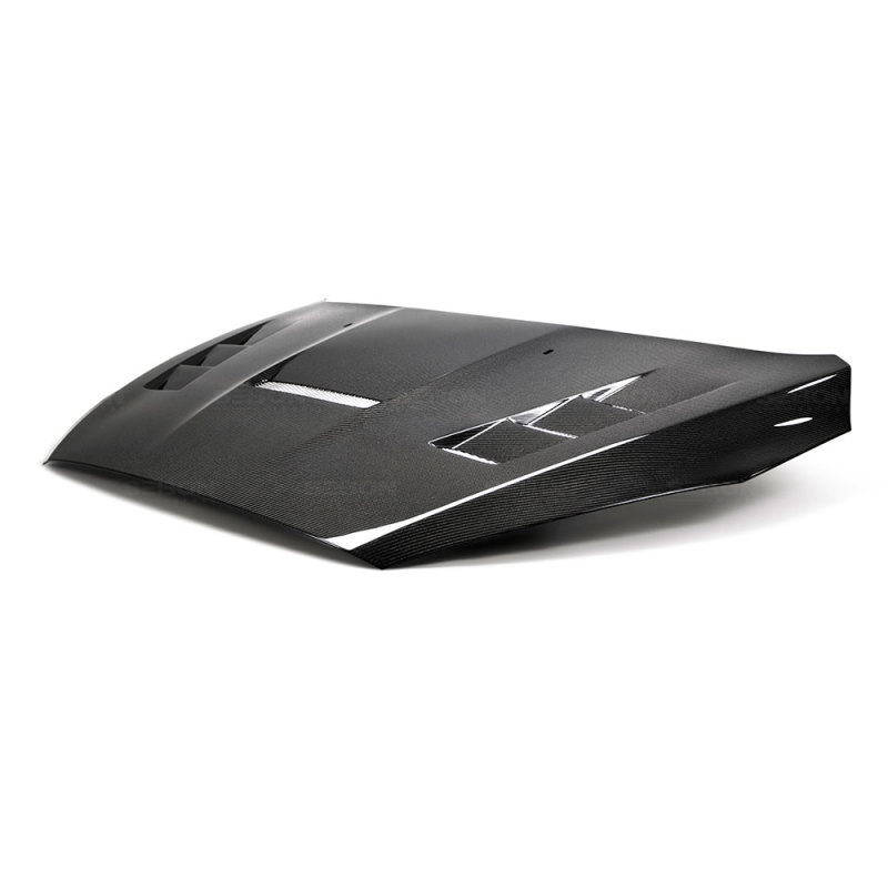 Seibon 15-17 Ford Focus TV-Style Carbon Fiber Hood - Image 2