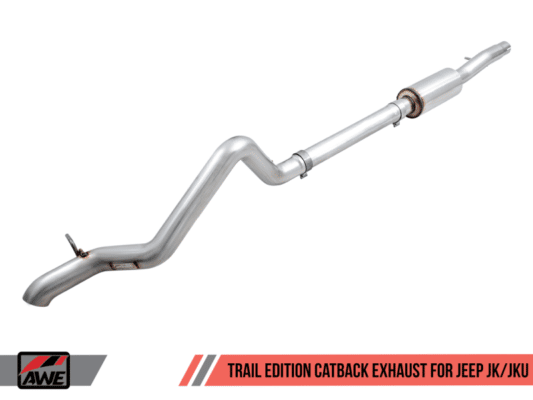 Alternative view of AWE Tuning 07-18 Jeep Wrangler JK/JKU 3.6L Trail Edition Cat-Back Exhaust