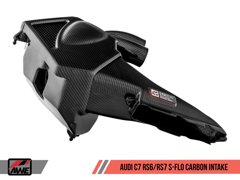 AWE Tuning Audi C7 RS6 / RS7 4.0T S-FLO Carbon Intake V2 - Image 3