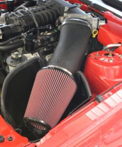 JLT 07-09 Ford Mustang GT500 Super Big Air Kit - Red Filter (For Kenne Bell 75mm TB 800+HP)Tune Req