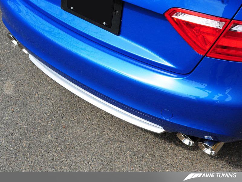 AWE Tuning Audi B8 S5 4.2L Track Edition Exhaust System - Polished Silver Tips - Image 7