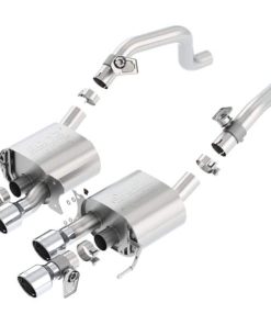 Borla 14-15 Chevy Corvette C7 6.2L RWD w/AFM &NPP ATAK-Type Dual Rd Rolled Center Rear Exit Exhaust