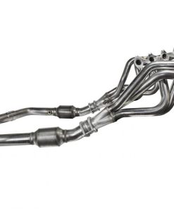 Alternative view of Kooks 05-10 Ford Mustang GT Manual 1 5/8in x 2 1/2in SS Long Tube Headers and OEM Catted SS X Pipe