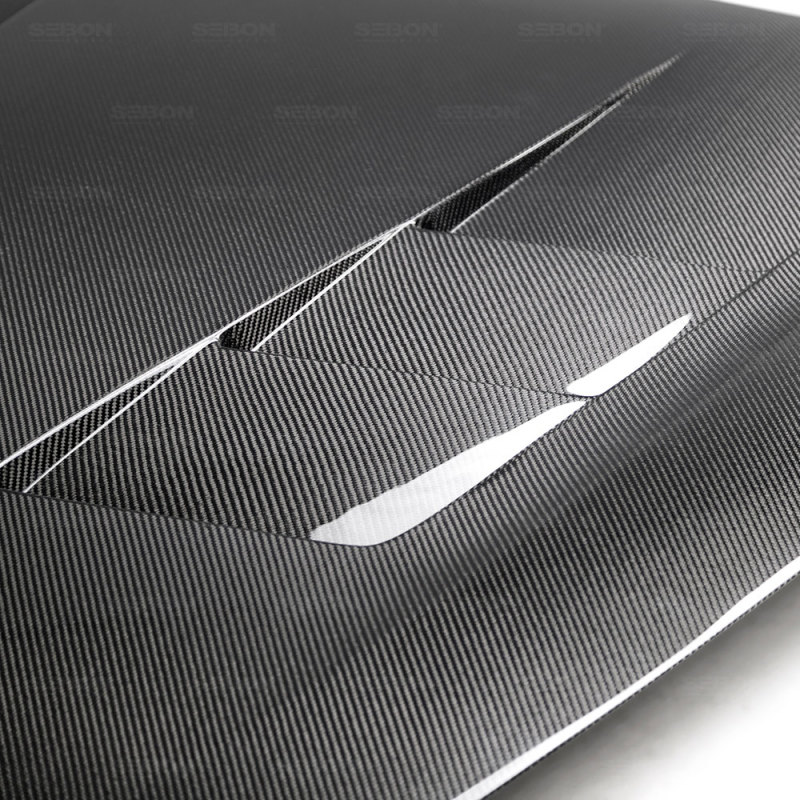 Seibon 18-19 Kia Stinger TS Carbon Fiber Hood - Image 5