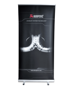Akrapovic Pull Up Banner MC and Car