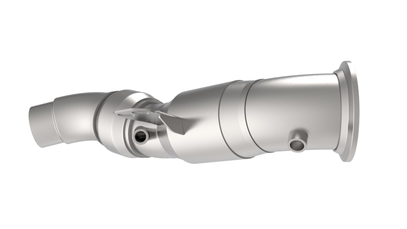 Kooks 2020 Toyota Supra 4in SS Green Catted Downpipe - Image 2