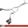 AWE Tuning 16-19 Chevy Camaro SS Non-Res Cat-Back Exhaust - Track Edition (Quad Diamond Black Tips)