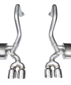 Alternative view of Corsa 97-04 Chevrolet Corvette C5 Z06 5.7L V8 Polished Xtreme Axle-Back Exhaust