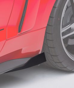 Alternative view of ROUSH 2015-2019 Ford Mustang Black Rocker Winglets