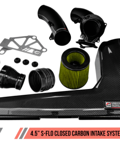 Alternative view of AWE Tuning Audi RS3 / TT RS S-FLO Closed Carbon Fiber Intake