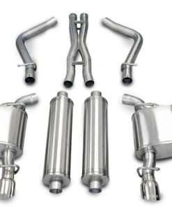 Corsa 05-10 Dodge Charger No Towing Hitch R/T 5.7L V8 Polished Xtreme Cat-Back Exhaust