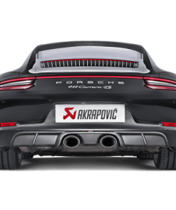 Alternative view of Akrapovic 16-17 Porsche 911 Carrera S/4/4S/GTS (991.2) Rear Carbon Fiber Diffuser - Matte