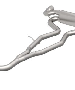 Alternative view of Kooks 2020 Toyota Supra 3.5in x 3in SS Catback Exhaust w/Polished Tips