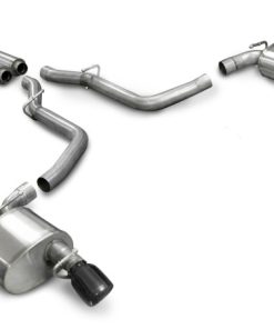 Corsa 05-10 Dodge Charger SRT-8 6.1L V8 Black Xtreme Cat-Back Exhaust