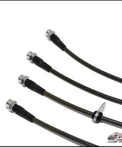 Alternative view of AMS Performance 08-15 Mitsubishi EVO X Stainless Steel Brake Lines (4 Lines)