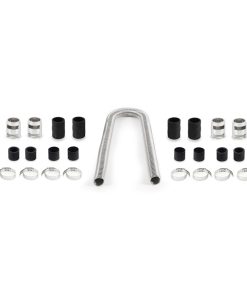 Mishimoto Universal Flexible Radiator 48in Hose Kit - Chrome