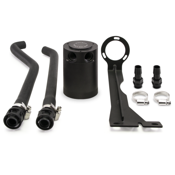 Alternative view of Mishimoto 2014+ Ford Fiesta ST Baffled Oil Catch Can Kit - Black