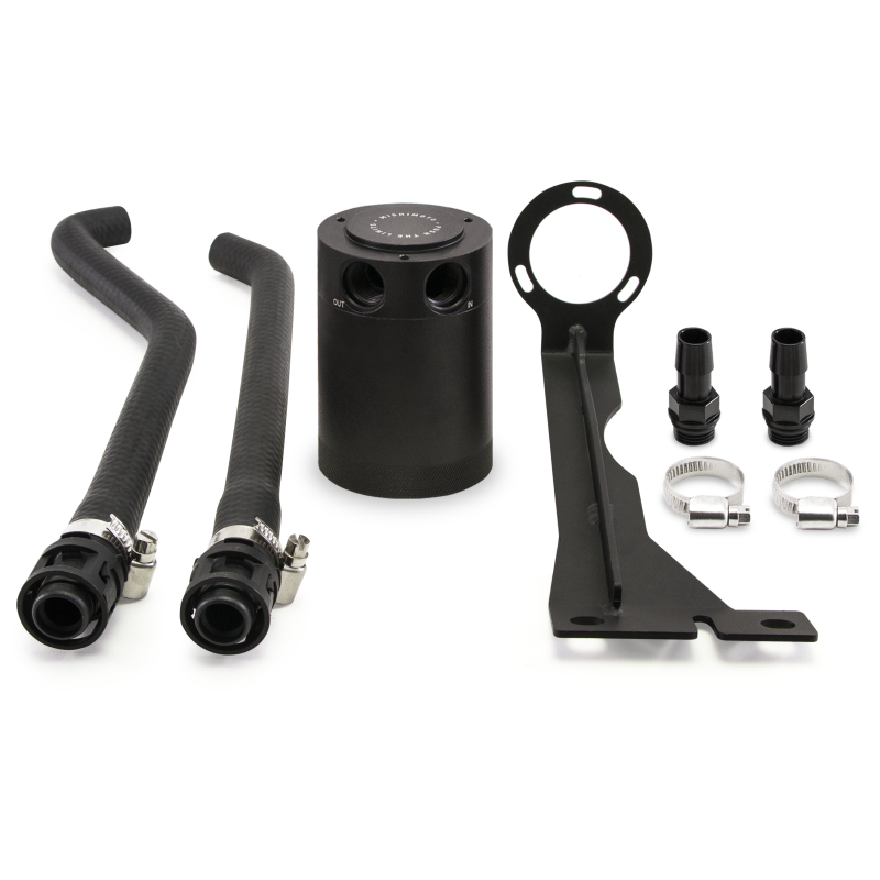 Mishimoto 2014+ Ford Fiesta ST Baffled Oil Catch Can Kit - Black - Image 2