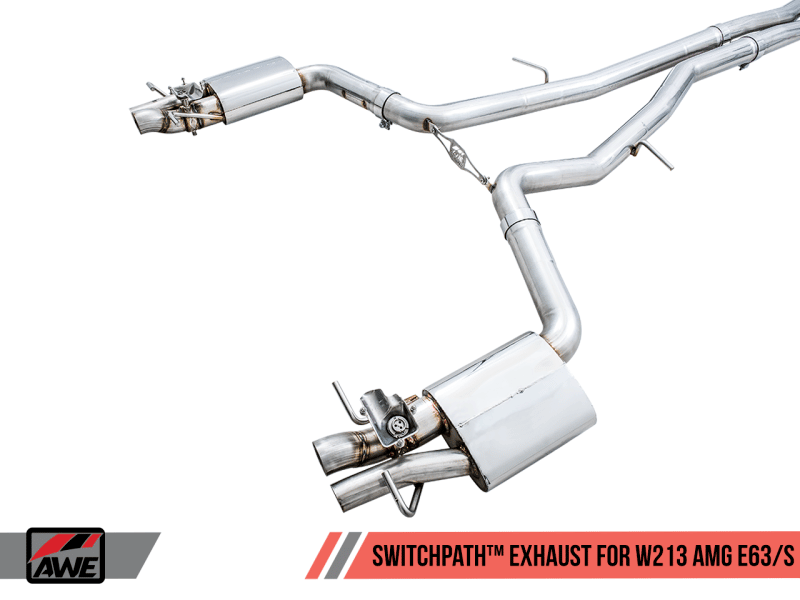 AWE Tuning Mercedes-Benz W213 AMG E63/S Sedan/Wagon SwitchPath Exhaust System - for Non-DPE Cars - Image 3