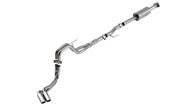Borla F-150 2021 5.0L 4dr CC SB EC STB Lariat/KR/Platinum/LTD 3/2.25 DSE Cat-Back ATAK CHR Tips - Image 2