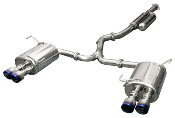 Alternative view of HKS SUPER TURBO MUFFLER 14+ Subaru WRX STi (EJ20) Catback Exhaust