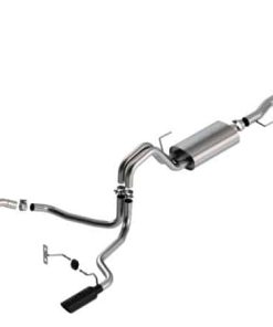 Alternative view of Borla F-150 2021 2.7L/3.5L 4dr CC SB EC STB Lar/KingR/Plnm/LTD 3/2.25 SRE CB Touring BLK CHR Tips