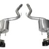 Corsa 15-16 Ford Mustang GT 5.0 3in Axle Back Exhaust Black Quad Tips (Sport)