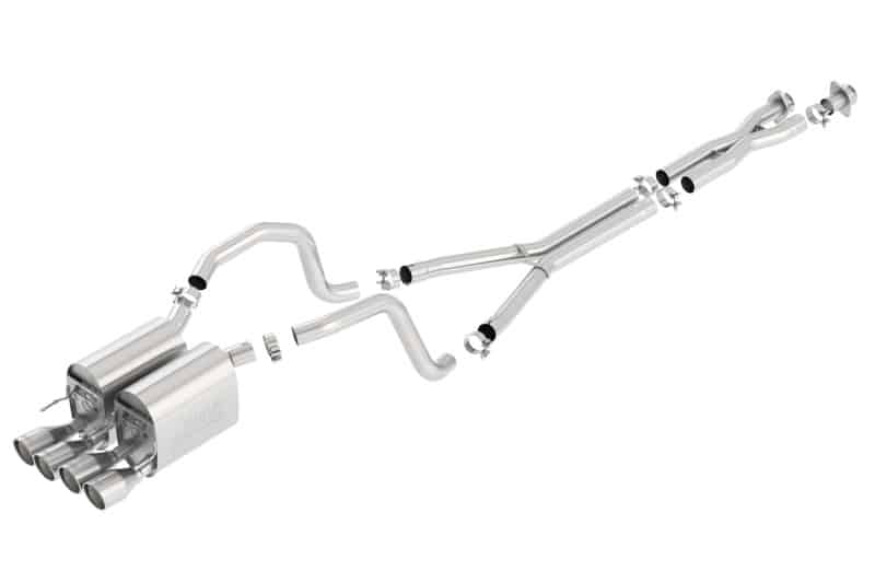 Borla 05-08 Chevrolet Corvette Coupe/Conv 6.0L/6.2L 8cyl 4spd/6spd RWD inS-Type IIin Catback Exhaust - Image 2