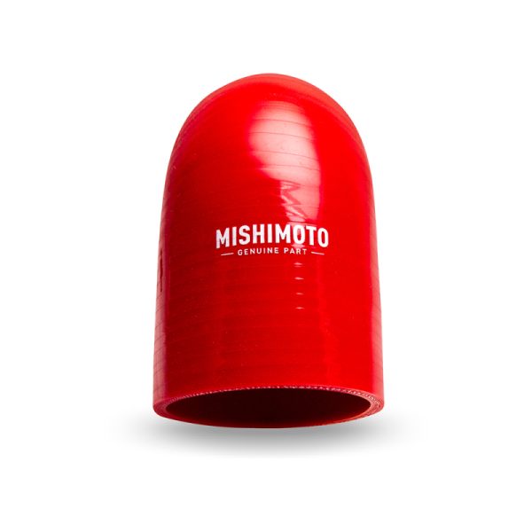 Alternative view of Mishimoto 3.5in. 90 Degree Coupler - Red