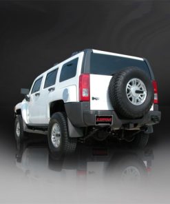 Alternative view of Corsa 06-08 Hummer H3 3in Cat-Back Dual Rear w Single 4in Black Pro-Series Tips