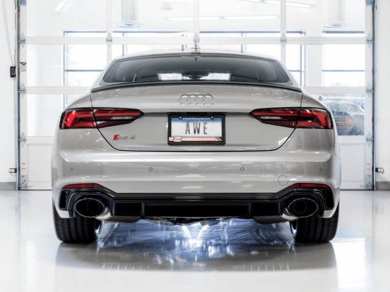 AWE Tuning Audi B9 RS5 Touring Edition Exhaust - w/ Diamond Black RS Tips - Image 8