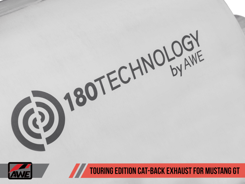 AWE Tuning S550 Mustang GT Cat-back Exhaust - Touring Edition (Diamond Black Tips) - Image 9