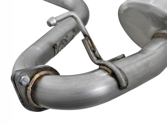 Alternative view of aFe POWER Takeda 2.5in 304 SS Cat-Back Exhaust System Subaru Crosstrek 18-19 H4-2.0L