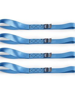 Mishimoto Heavy-Duty Ratchet Tie-Down Kit (4-Pack) - Blue