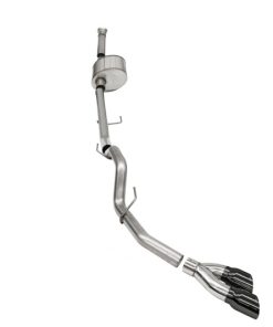 Corsa 2021-2022 Ford F-150 SuperCab/6.5in Bed 5.0L V8 Xtreme Cat-Back Single Side Exit-Black PVD