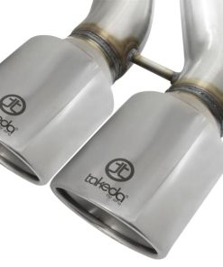 Alternative view of aFe POWER Takeda 3in 304 SS Cat-Back Exhaust w/ Polished Tips 13-17 Ford Focus ST L4-2.0L (t)