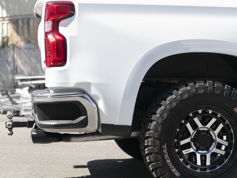aFe Vulcan Series 3in-2-1/2in 304 SS Cat-Back 2019 GM Silverado / Sierra 1500 V8-5.3L w/ Black Tips - Image 8