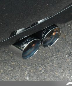 Alternative view of AWE Tuning Audi B7 A4 3.2L Track Edition Quad Tip Exhaust - Diamond Black Tips