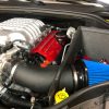 JLT 18-20 Jeep Grand Cherokee Trackhawk 6.2L Blk Textured CAI Kit w/Red Filter (2018 CARB Exempt)