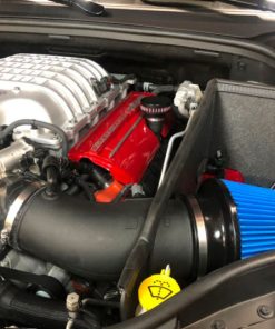 JLT 18-20 Jeep Grand Cherokee Trackhawk 6.2L Blk Textured CAI Kit w/Red Filter (2018 CARB Exempt)