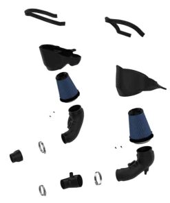 Alternative view of aFe Takeda Stage-2 Pro 5R Cold Air Intake System 16-19 Infinity Q50/Q60 V6-3.0L (tt)