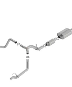 Alternative view of Borla 19 Chevrolet Silverado/GMC Sierra 1500 6.2L SS (S-Type) Catback Exhaust w/ Factory Tips