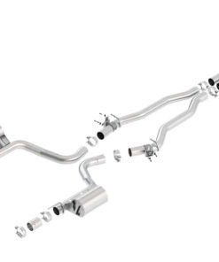 Borla 2015 Dodge Challenger Hellcat 6.2L V8 ATAK Catback Exhaust No Tips Factory Valance