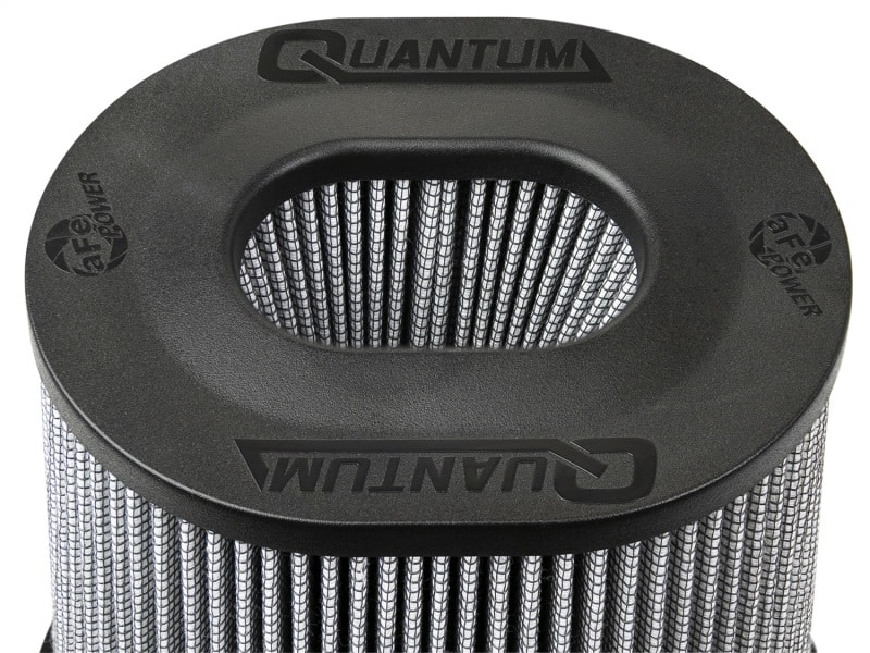 aFe Quantum Pro DRY S Air Filter Inverted Top - 5in Flange x 8in Height - Dry PDS - Image 2