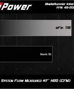 Alternative view of aFe BladeRunner 2.5in Aluminium Hot Side Charge Pipe 15-20 Subaru WRX 2.0T - Black